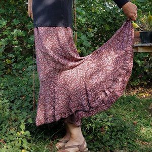 Silk skirt Isabella Bird multicolor